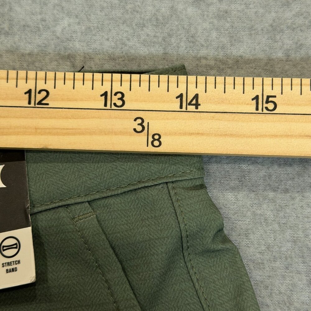 Hurley Men’s Hybrid Walk Shorts 28 Cilantro Green Stretch Water Repellent ATB - Picture 13 of 16